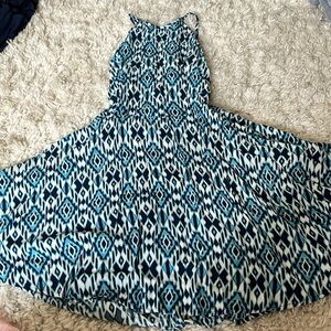 Aeropostale blue adjustable strapped dress